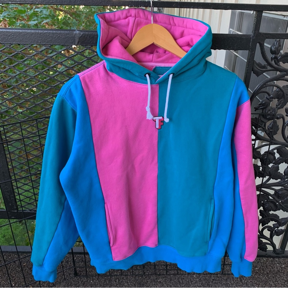 Teddy Fresh Color Block Hoodie Sweatshirt